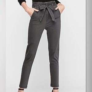 EXPRESS Extreme High Waisted PaperBag Pant